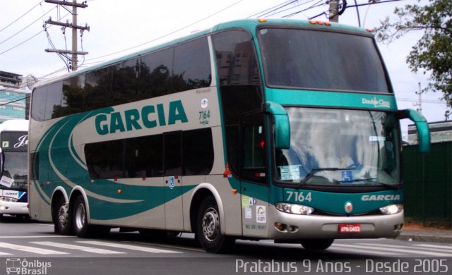 Viação Garcia 7164 na cidade de São Paulo, São Paulo, Brasil, por Cristiano Soares da Silva. Número da foto: #2584624.