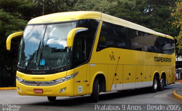 Viação Itapemirim 60587 na cidade de São Paulo, São Paulo, Brasil, por Cristiano Soares da Silva. Número da foto: #2584569.