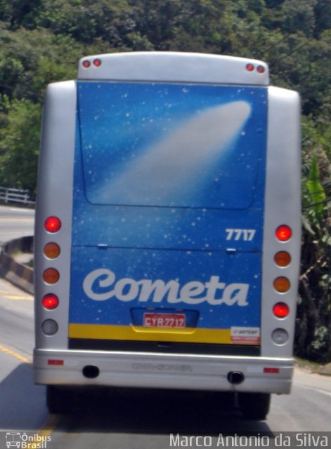 Viação Cometa 7717 na cidade de São Bernardo do Campo, São Paulo, Brasil, por Marco Antonio da Silva. ID da foto: 2586930.