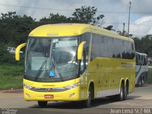 Viação Itapemirim 60547 na cidade de São Luís, Maranhão, Brasil, por Jean Lima. ID da foto: 2587436.