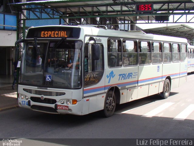 Viação Tindiquera 174 na cidade de Curitiba, Paraná, Brasil, por Luiz Felipe Ferreira. Número da foto: #2586411.