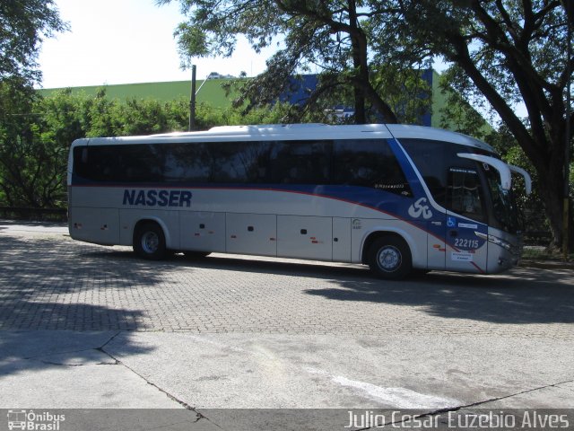 Viação Nasser 222115 na cidade de São Paulo, São Paulo, Brasil, por Julio Cesar Euzebio Alves. ID da foto: 2586907.