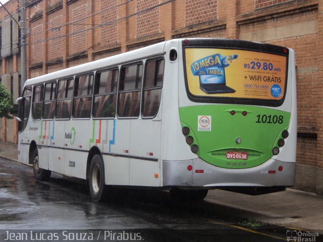 Sigma Transportes Coletivos 10108 na cidade de Piracicaba, São Paulo, Brasil, por Jean Lucas. ID da foto: 2588763.