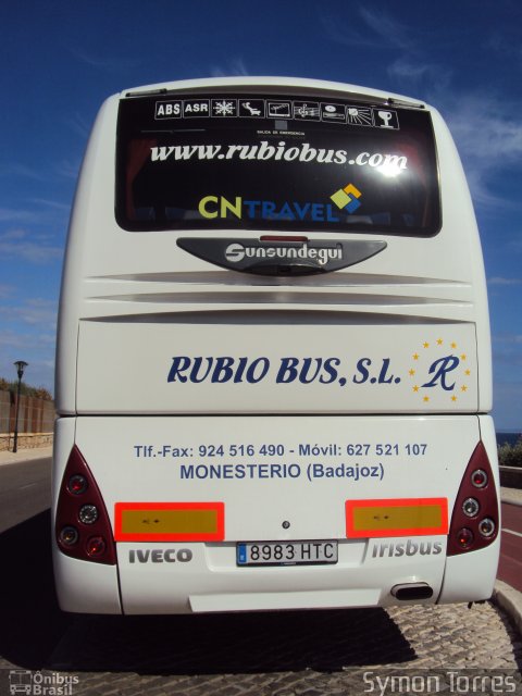 Rubio Bus 8983HTC na cidade de Lisbon, Lisbon, Portugal, por Symon Torres. ID da foto: 2588971.