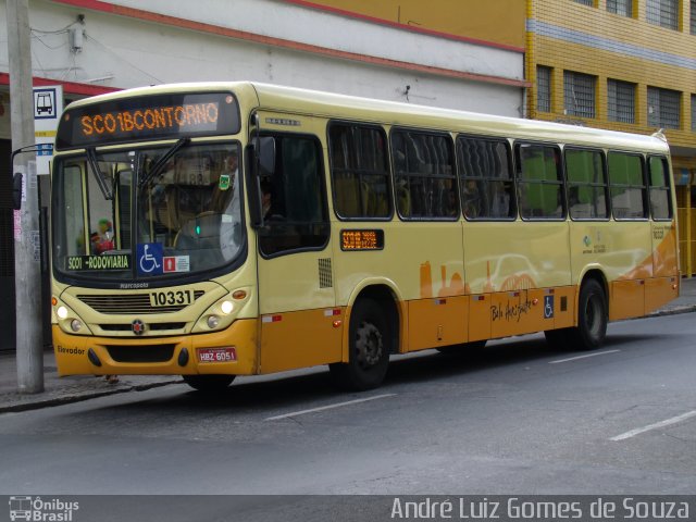 Viação Sandra 10331 na cidade de Belo Horizonte, Minas Gerais, Brasil, por André Luiz Gomes de Souza. ID da foto: 2588125.