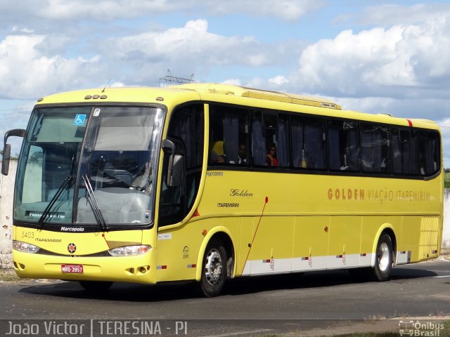 Viação Itapemirim 5403 na cidade de Teresina, Piauí, Brasil, por João Victor. ID da foto: 2588812.