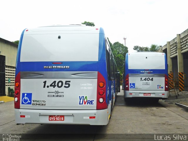 Itamaracá Transportes 1.405 na cidade de Abreu e Lima, Pernambuco, Brasil, por Lucas Silva. ID da foto: 2588884.