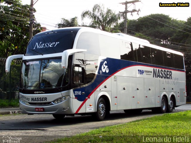 Viação Nasser 201145 na cidade de São Paulo, São Paulo, Brasil, por Leonardo Fidelli. Número da foto: #2590614.