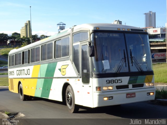 Empresa Gontijo de Transportes 9805 na cidade de Belo Horizonte, Minas Gerais, Brasil, por Júlio  Mandelli. ID da foto: 2590861.