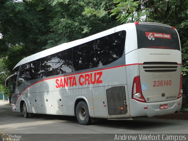 Viação Santa Cruz 236140 na cidade de São Paulo, São Paulo, Brasil, por Andrew Campos. ID da foto: 2590917.