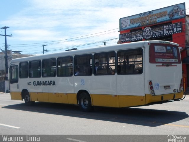 Transportes Guanabara 002 na cidade de Natal, Rio Grande do Norte, Brasil, por Wagner Lima. ID da foto: 2589621.