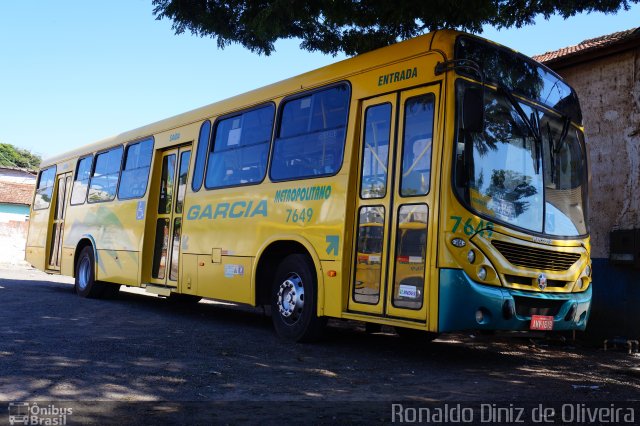 Viação Garcia 7649 na cidade de Mandaguaçu, Paraná, Brasil, por Ronaldo Diniz de Oliveira. Número da foto: #2591445.