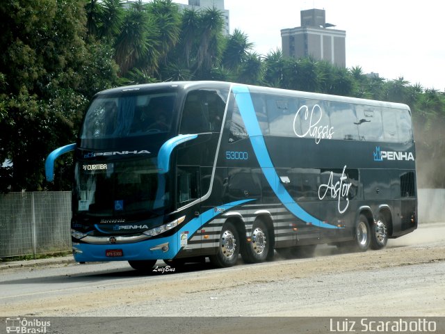 Empresa de Ônibus Nossa Senhora da Penha 53000 na cidade de Curitiba, Paraná, Brasil, por Luiz Scarabotto . ID da foto: 2589454.