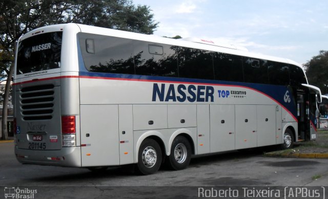 Viação Nasser 201145 na cidade de São Paulo, São Paulo, Brasil, por Roberto Teixeira. Número da foto: #2591036.