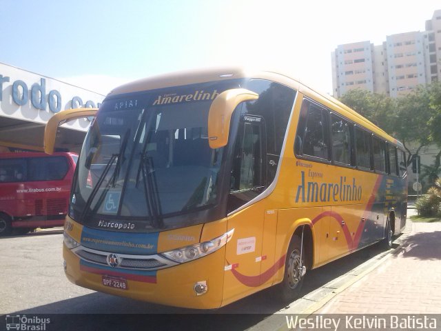 Expresso Amarelinho 338 na cidade de Sorocaba, São Paulo, Brasil, por Weslley Kelvin Batista. Número da foto: #2589430.