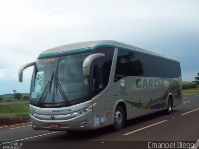 Viação Garcia 7666 na cidade de Apucarana, Paraná, Brasil, por Emanoel Diego.. ID da foto: 2589865.