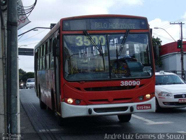 Viação Cruzeiro > Viação Sidon 38090 na cidade de Belo Horizonte, Minas Gerais, Brasil, por André Luiz Gomes de Souza. Número da foto: #2592964.
