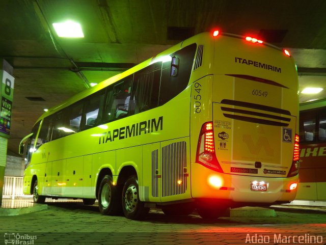 Viação Itapemirim 60549 na cidade de Belo Horizonte, Minas Gerais, Brasil, por Adão Raimundo Marcelino. Número da foto: #2592956.