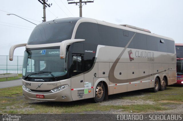 Clauditur Turismo 2014 na cidade de São Paulo, São Paulo, Brasil, por EDUARDO - SOROCABUS. Número da foto: #2592095.