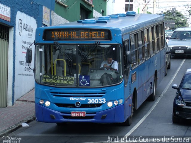 Via Oeste < Autobus Transportes 30033 na cidade de Belo Horizonte, Minas Gerais, Brasil, por André Luiz Gomes de Souza. ID da foto: 2592936.