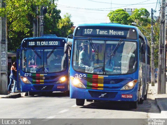 Expresso Vera Cruz 392 na cidade de Recife, Pernambuco, Brasil, por Lucas Silva. ID da foto: 2594415.