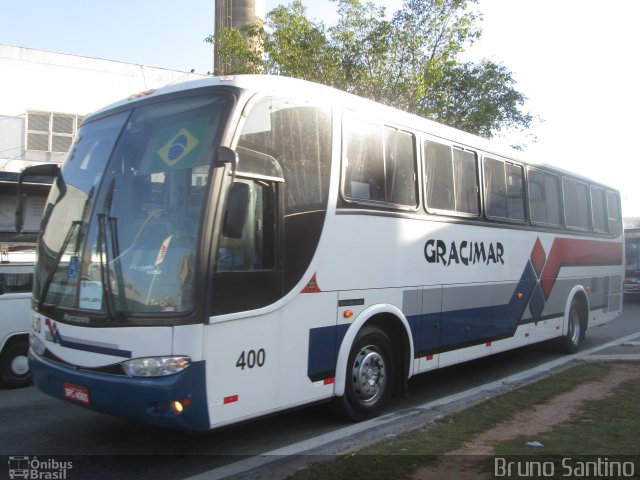 Gracimar Transporte e Turismo 400 na cidade de Taboão da Serra, São Paulo, Brasil, por Bruno Santino. ID da foto: 2593961.