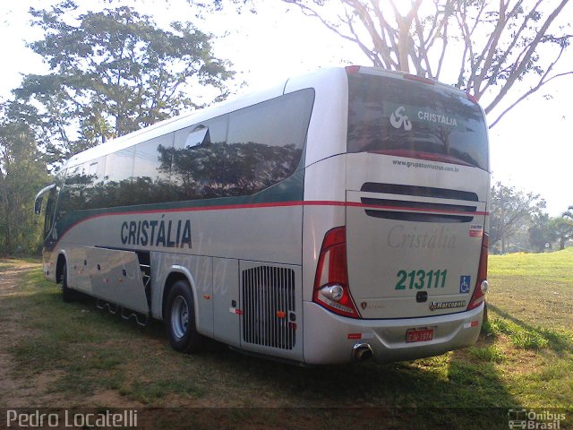 Expresso Cristália 213111 na cidade de Pirassununga, São Paulo, Brasil, por Pedro Locatelli. Número da foto: #2594334.