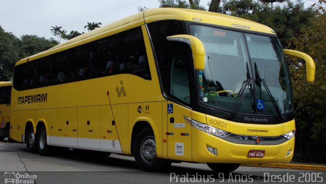 Viação Itapemirim 60801 na cidade de São Paulo, São Paulo, Brasil, por Cristiano Soares da Silva. Número da foto: #2594004.
