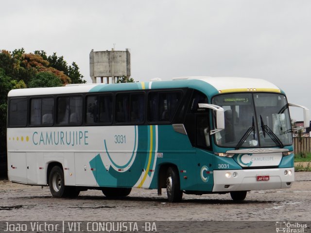 Auto Viação Camurujipe 3031 na cidade de Vitória da Conquista, Bahia, Brasil, por João Victor. ID da foto: 2594135.