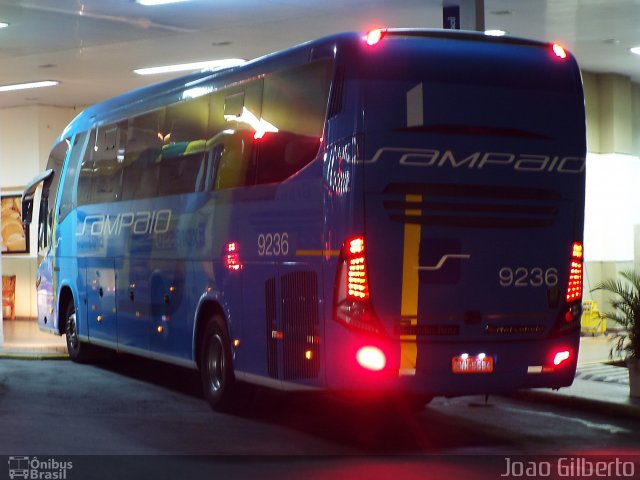 Viação Sampaio 9236 na cidade de Guaratinguetá, São Paulo, Brasil, por Joao Gilberto. Número da foto: #2595076.