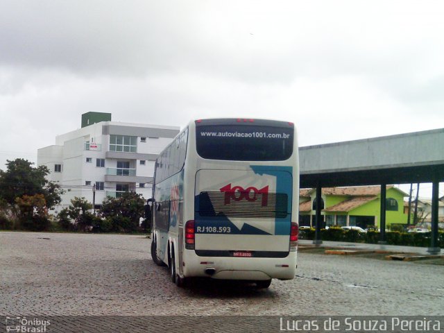 Auto Viação 1001 RJ 108.593 na cidade de Campos dos Goytacazes, Rio de Janeiro, Brasil, por Lucas de Souza Pereira. Número da foto: #2595311.