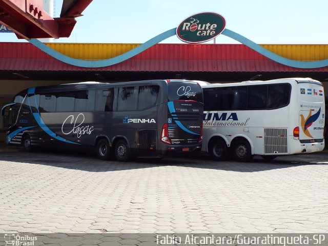 Empresa de Ônibus Nossa Senhora da Penha 53003 na cidade de Guaratinguetá, São Paulo, Brasil, por Fabio Alcantara. ID da foto: 2595412.