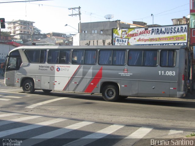 Viação Pirajuçara 11.083 na cidade de Taboão da Serra, São Paulo, Brasil, por Bruno Santino. Número da foto: #2595580.