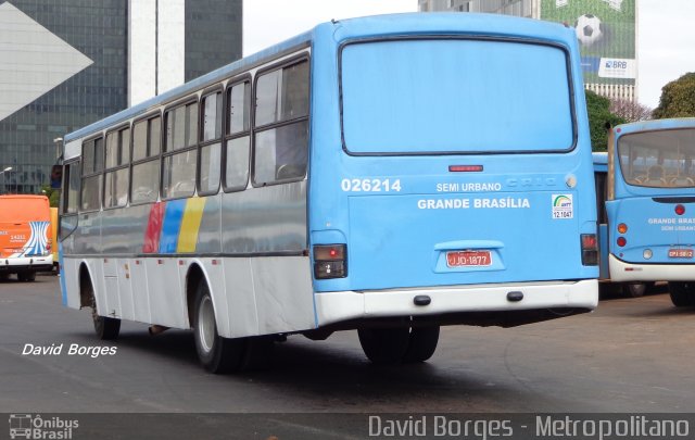 Viação Grande Brasília 026214 na cidade de Brasília, Distrito Federal, Brasil, por David Borges. Número da foto: #2596704.