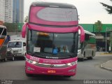 Viação Ouro Branco 16166 na cidade de São Paulo, São Paulo, Brasil, por Gilberto Martins. Número da foto: #2596454.