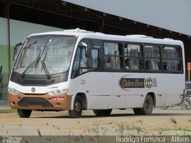 Cidos Bus 220 na cidade de Caruaru, Pernambuco, Brasil, por Rodrigo Fonseca. ID da foto: 2597580.