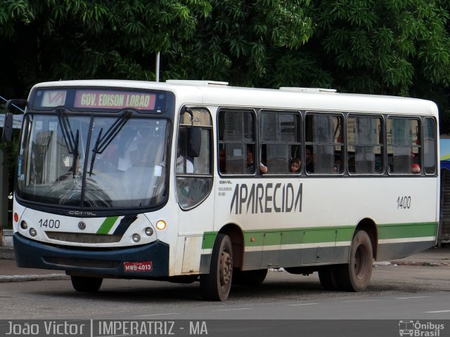 Viação Nossa Senhora Aparecida 1400 na cidade de Imperatriz, Maranhão, Brasil, por João Victor. ID da foto: 2597062.