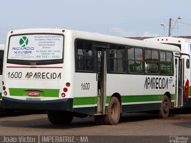 Viação Nossa Senhora Aparecida 1600 na cidade de Imperatriz, Maranhão, Brasil, por João Victor. ID da foto: 2596956.