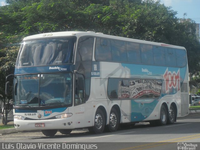 Auto Viação 1001 RJ 108.619 na cidade de Campos dos Goytacazes, Rio de Janeiro, Brasil, por Luis Otávio Vicente Domingues. Número da foto: #2597772.