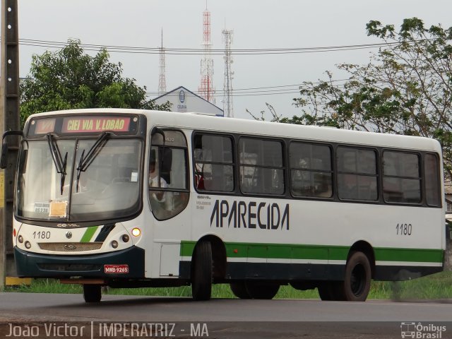 Viação Nossa Senhora Aparecida 1180 na cidade de Imperatriz, Maranhão, Brasil, por João Victor. Número da foto: #2596949.