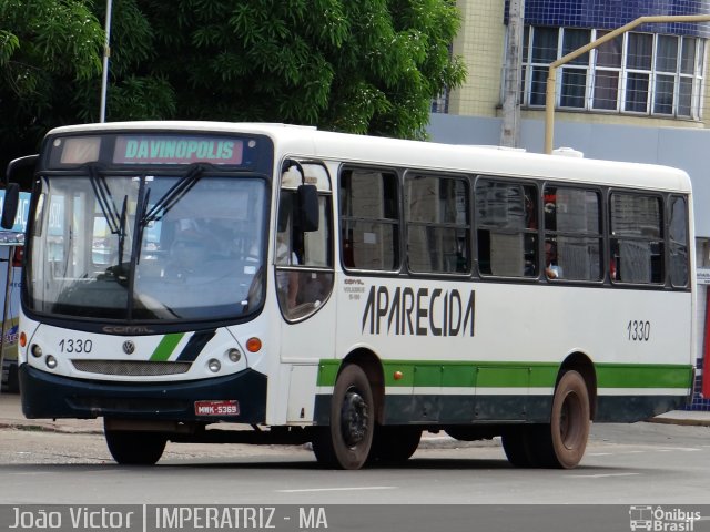 Viação Nossa Senhora Aparecida 1330 na cidade de Imperatriz, Maranhão, Brasil, por João Victor. ID da foto: 2597022.