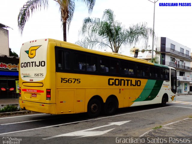 Empresa Gontijo de Transportes 15675 na cidade de Ipatinga, Minas Gerais, Brasil, por Graciliano Santos Passos. ID da foto: 2597941.