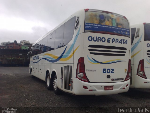 Viação Ouro e Prata 602 na cidade de Santa Rosa, Rio Grande do Sul, Brasil, por Leandro Melo Valls. ID da foto: 2597565.