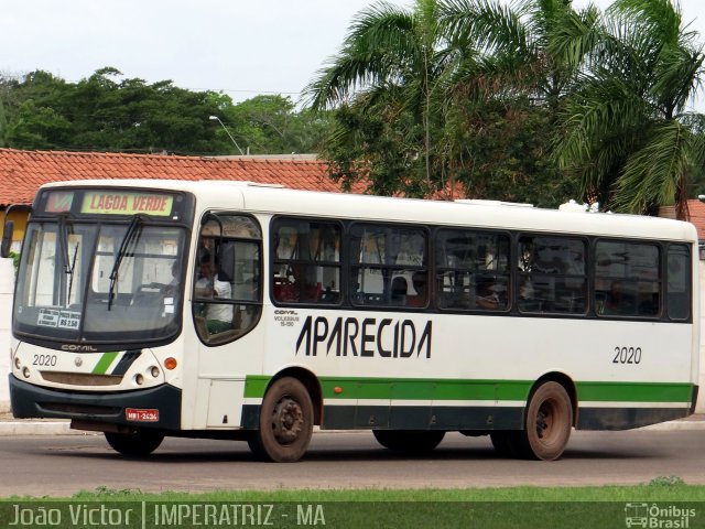 Viação Nossa Senhora Aparecida 2020 na cidade de Imperatriz, Maranhão, Brasil, por João Victor. ID da foto: 2597070.