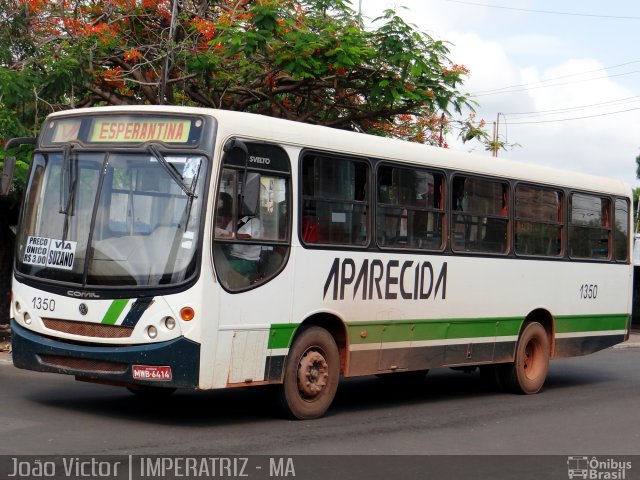 Viação Nossa Senhora Aparecida 1350 na cidade de Imperatriz, Maranhão, Brasil, por João Victor. Número da foto: #2597051.
