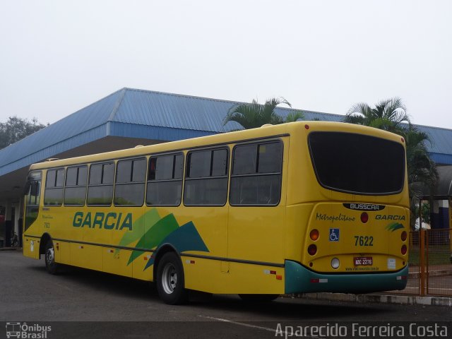 Viação Garcia 7622 na cidade de Rolândia, Paraná, Brasil, por Aparecido Ferreira Costa. Número da foto: #2597436.