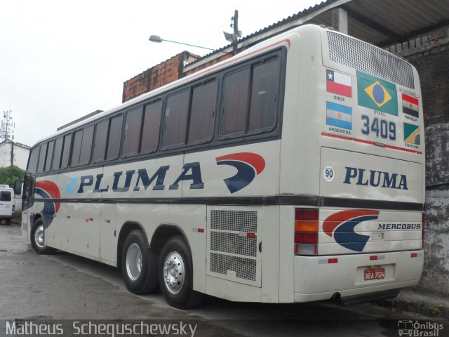 Pluma Conforto e Turismo 3409 na cidade de São Vicente, São Paulo, Brasil, por Matheus  Scheguschewsky. ID da foto: 2597296.