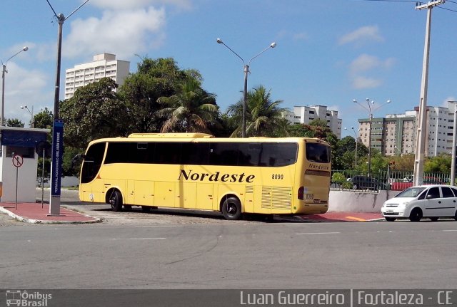 Viação Nordeste 8090 na cidade de Fortaleza, Ceará, Brasil, por Luan da Silva Oliveira. Número da foto: #2566201.