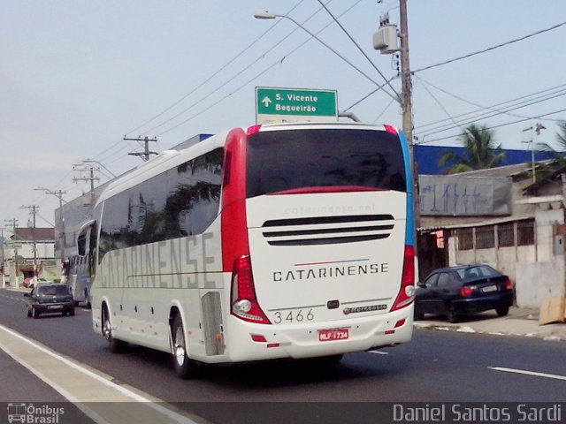 Auto Viação Catarinense 3466 na cidade de Praia Grande, São Paulo, Brasil, por Daniel Santos Sardi. Número da foto: #2566393.