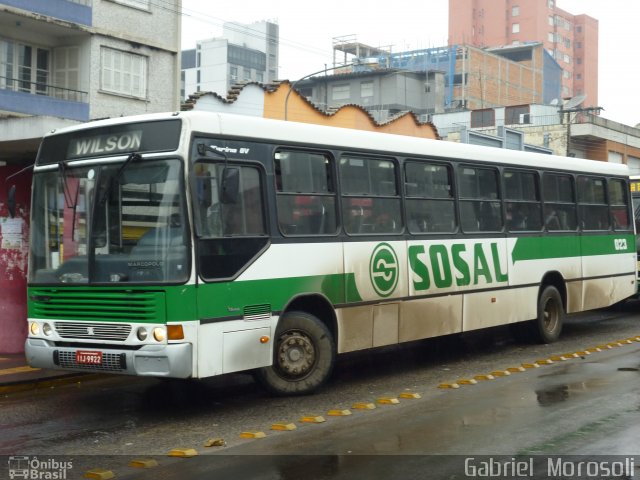 SOSAL - Sociedade de Ônibus Santanense 023 na cidade de Santana do Livramento, Rio Grande do Sul, Brasil, por Gabriel  Morosoli. Número da foto: #2566053.
